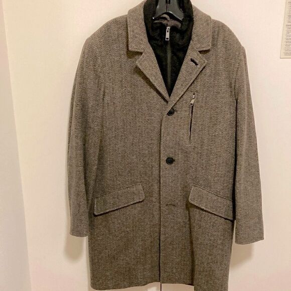 Marc New York by Andrew Marc NWOT Men’s Coyle Wool Blend Melton Coat. Size M. - Picture 1 of 10